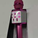 BlueFire 4 in 1 Karaoke Wireless Microphone with LED Lights, Portable Microphone for Kids, Great Gifts Toys for Kids, Girls, Boys and Adults (Purple)