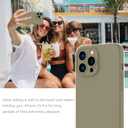 MCFANCE Magnetic for iPhone 13 Pro Case, Compatible with MagSafe, [Full Camera Protection] Anti-Scratch Microfiber Lining Phone Case, 6.1" 2021, Khaki