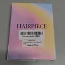 CJL HAIR 2PCs Small Cute Messy Bun Hair Piece for Thin Hair Women Mini Synthetic Curly Bun Scrunchies Updo Hairpieces Sand