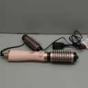 ANWA Rotating Hair Dryer Brush, 4-in-1 Hot Air Styler and Rotating Brush, Rotating Blow Dryer Brush with 2 Detachable Brushes(1.5"& 2"), Pink