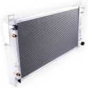 3 Row Aluminum Radiator for 1999-2014 Chevy Silverado Suburban Tahoe GMC Yukon 1500 2500 2003-2009 Hum mer H2 6.0 V8 denali Radiator(Overall size: 41" x 18.5)