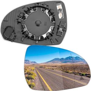 LOIYLLEN Passenger Side Mirror Replacement for Mercedes Benz W206 C260 C300 C43, W223 S Class, X254 GLB, V295 EQE, V297 EQS - Right Side Mirror Glass, Rear View Power Heated & Blind Spot Mirrors Glass