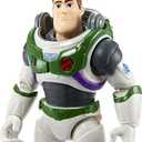 Mattel Disney and Pixar Lightyear Toys, Buzz Lightyear Figure, Fully Equipped 12-in Action Figure with 4 Accessories, Collectible Gifts for Kids