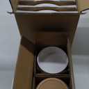 AmorArc Ceramic Dinnerware Set for 4 | Speckled Stoneware Plates and Bowls with unglazed terracotta | Scratch Resistant, Dishwasher & Microwave Safe Dishes Sets- 12-Pcs Milk White