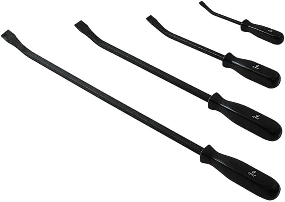 SUNEX TOOLS 9704 Pry Bar Set with Ergonomic Handles, 8" - 24", 4-Piece