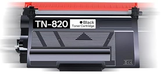TN820 TN-820 Toner Cartridge 1-Pack Compatible TN820 Black Toner Cartridge Replacement for Brother TN820 TN-820 MFC-L6800DW HL-L6200DW MFC-L5900DW MFC-L5800DW Toner Printer.