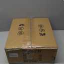 Dimmable Ceiling Fan with Light and Remote Control, 27" Small Flush Mounted Ceiling Fan with Led Lights, APP and Remote Controlled, Modern, Black, Upgraded