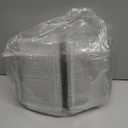 Zezzxu 100 Pack Cake Slice Containers with Hinged Lids, Clear Plastic Cheesecake Carriers Disposable Triangle Slice Boxes for Cake or Pie Slices, Sandwiches, Desserts