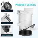 AC Compressor with A/C Clutch Compatible with Nissan Maxima 3.5L 2008-2014, Murano 3.5L 2009-2014, Quest 3.5 2011-2015, Pathfinder 3.5 2013-2015, Replace CO 11319C
