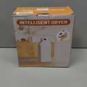 Portable Clothes Dryer, Compact & Foldable Electric Drying Machine for Home, Travel & RV, with Remote Control and Carry Bag (white)