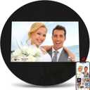 Digital Picture Frame, ThankVip 10.1 Inch WiFi Digital Photo Frame, IPS HD Display Touch Screen,32GB Storage, Slideshow, Wall Mountable, Auto-Rotate, Share Photos and Video via Uhale App (Black Mirrored)