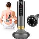 Cellulite Massage Tool,Cellulite Massager Electric Fat Remover with 12 Suction Modes,Rechargeable & Cordless,Intelligent Cupping Massager for Arms,Legs,Back Used at Home, (Gray)