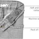 The Children's Place Baby-Boys and Toddler Skinny Jeans (5T, Black/Indigo/Blue/Gray 4-pack)