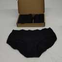 TIICHOO Underwear Women Pack Soft Cotton Mid/Low Rise Women's Panties 6 Pack, XL