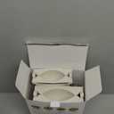 Empanada Maker Press, 6-Inch Extra Large Dumpling Maker Set with Dough Cutter, Dumpling Mold Set for Pierogi, Pastelitos, Calzone, Turnovers, Chinese Dumpling, 5Sizes (6"/5"/4"/3"/2.6") (White)