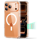 ESR for iPhone 17 Pro Max Case, Camera Control, Compatible with MagSafe, Shockproof Military-Grade Protection, Magnetic Phone Case for iPhone 17 Pro Max, Classic Hybrid Case, Clear