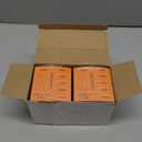 Kosiz 1000 Sheet 5 Bid Raffle Tickets Chinese Auction Tickets Sheets Auction Fundraiser Ticket Numbered with Name and Phone Number Per Sheet Raffle Tags for Silent Bidding (Orange)