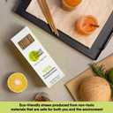 The Veggie Straws 100 PCS of 8.25 Inches Unwrapped Biodegradable Straws Made of Vegetable Fibers, Best Environment Friendly Drinking Straws for Hot and Cold Beverages