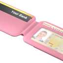 MagSafe Wallet Phone Stand, iPhone Wallet with Adjustable Stand, for iPhone 16/15/14/13/12 models, 5 card holder, iPhone Clock Stand, ID Holder, Magsafe Accessories (Pink)