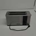Mueller UltraToast Full Stainless Steel Toaster 4 Slice, Long Extra-Wide Slots for Bagels and Waffles, 6 Browning Levels, LED Display, Cancel/Defrost/Reheat Functions & Removable Tray, Kitchen Gadgets