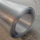 150x356 cm / 59x140 in Clear Table Cover Protector, Translucent Frosted 2 (mm) Thickness, Clear Desk Pad Mat, Rectangle Waterproof Table Top Protector, Scratch Proof and Easy Cleaning