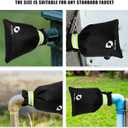 2 x DELSWIN Outdoor Faucet Covers for Winter, 2P 8.7"x7" Spigot Covers Winter Insulated for Outside, Reusable Waterproof Garden Faucet Socks for Freeze Protection