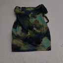 SweatyRocks Women's Cut Out Tie Dye Halter Dress Criss Cross Sleeveless Bodycon Mini Dresses (Medium, Multicolor)