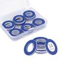 34PCS 90430-12031 Oil Drain Plug Gasket, 12mm Aluminum Crush Washer Oil Drain Plug Replaces 9043012031