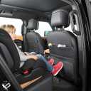 TAIKOO Seat Back Protector,Preventing the Impact of Children Stepping on the Seat Backrest,Beautiful appearance and easy to clean,black (Black -2pcs)