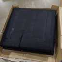 Homall Futon Sofa Bed, Modern Loveseat Futon Couch with Adjustable Backrest and Armrests, Sleeper Sofa Bed with Wood Frame for Living Room, Office, Apartment (Fabric, Black)