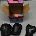 Kids Protective Gear Set SHENMOREN Knee Pads for Kids 3-10 Years Toddler Knee and Elbow Pads with Wrist Guards 3 in 1 for Skating Cycling Bike Rollerblading Scooter (black)