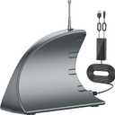 WUMINGLU TV Antenna Indoor, Digital TV Antenna for Smart TV Indoor Outdoor 680+ Miles Long Range Clear 2024 Rate 4K HD TV Amplified Signal Booster Local Channel 33ft