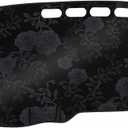 TUCAREST Dash Cover Fit for 20-24 to-yota Corolla/19 Corolla SE XSE 4-Door Hatchback Nonslip Dash Cover Mat Sunshade No-Glare Slip Pad Carpet Sunshield Protector (Without HUD) Flannel Black Embossed