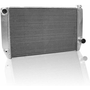 Griffin Radiator 1-55241-X MaxCool 27.5" x 15.5" 2-Row Universal Radiator with 1.25" Tube