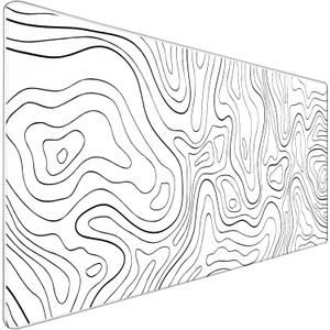 TEDNETGO Extra Large Mouse Pad, Gaming Mouse Pad, Waterproof Extra Large Mousepad with Stitched Edges, Non-Slip Base Keyboard Pad for Gamer, Office & Home, 31.5 x 15.8, Black Lines