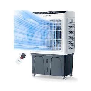 Evaporative Air Cooler, Portable Air Conditioners With 10 Gallon Water Tank