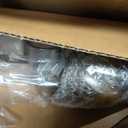 Ivilon Curtain Rod with Ball Finials - 1 inch Pole. 28 to 48 Inch. Satin Nickel