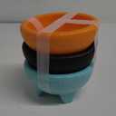 Set of 3 PP Guacamole Bowl Orange, Blue, Black