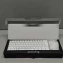 RedThunder 60% Wireless Gaming Keyboard and Mouse Combo, 2500mAh Rechargeable Battery, Ultra-Compact Small RGB Mechanical Feel Keyboard, Lightweight Honeycomb Optical Mouse for Gaming/Business, White