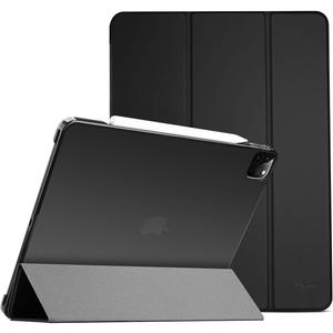 ProCase for iPad Pro 11 Inch Case 2022/2021/2020/2018(4th/3rd/2nd/1st Generation), iPad Pro 11" Slim Stand Hard Back Cover Shell Smart Folio Compatible with Penci/Support Auto Wake/Sleep -Shadowblack