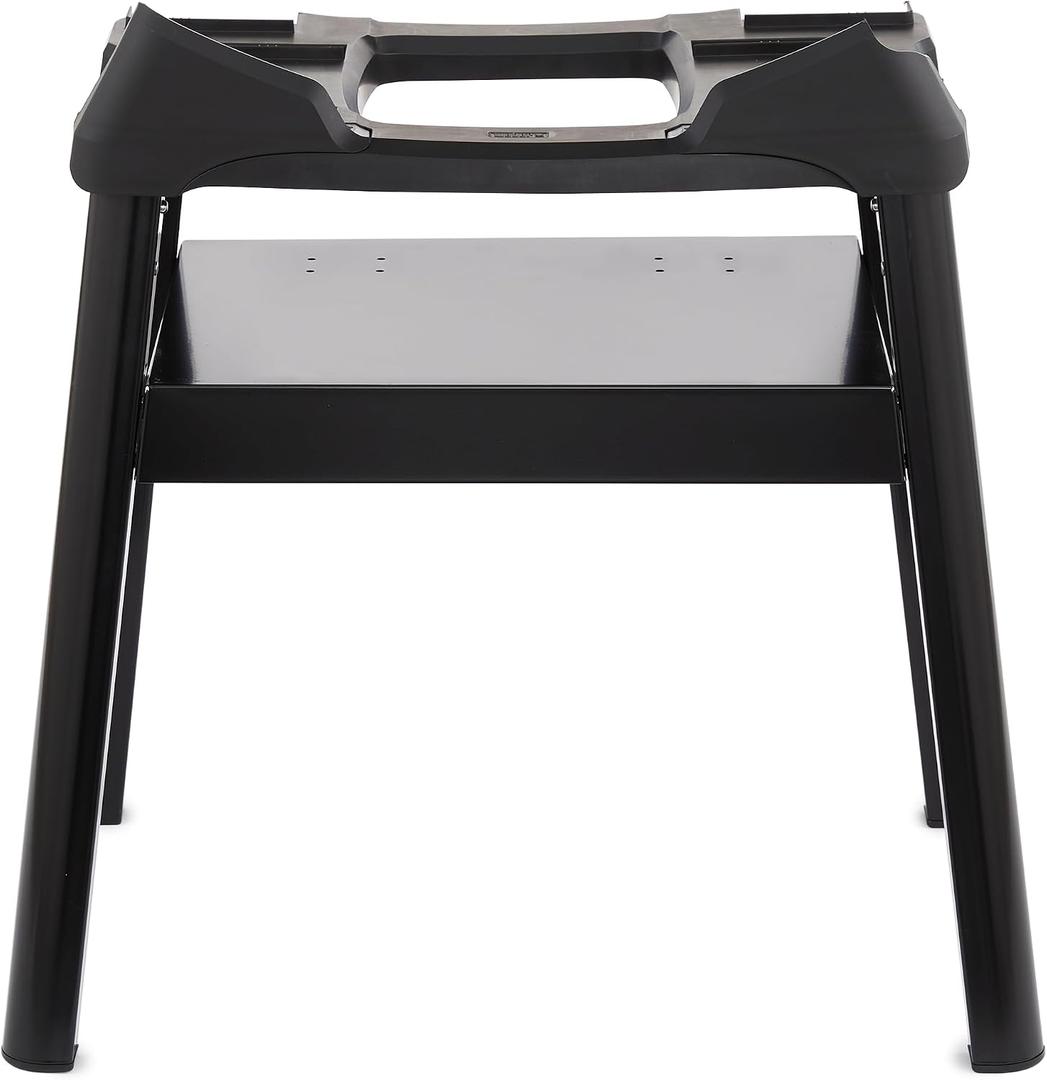 Weber Q Compact Stand Lightweight Portable Grill Stand for Weber Q Series with Builtin Storage Shelf for Tools & Outdoor Cooking Accessories