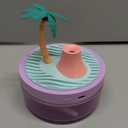 Cute Mini Humidifier 320mL Cool Mist Humidifie mute with 2 Mist Modes, for Home/Nursery/Office, Portable Mini Air Moisturizer,rechargeable mini humidifier(Coconut tree)