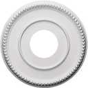Ekena Millwork CM12BR Bradford Ceiling Medallion, 12 1/2"OD x 3 7/8"ID x 3/4"P (Fits Canopies up to 6 5/8"), Primed