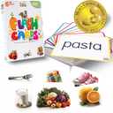 100 Real-Image Flash Cards for Toddlers 1-3  Large Waterproof Learning Cards, Montessori Preschool Educational Toys for Kids, Durable Flashcards with Pictures and Words (Moms Choice Award)