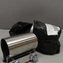 Dianrui 2PCS 1.75" Butt Joint Stainless Steel Clamp Band; 1.75 inch Universal Widening Clamp Fit for Exhaust System, Muffler