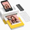 KODAK Dock Plus 4x6'' Photo Printer, 10 Sheets, Docking & Bluetooth Smartphone Printer for iPhone & Android, Instant Color Prints, 4PASS Dye Sublimation