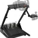 Racing Wheel Stand, Height Adjustable & Foldable Steering Wheal Stand Compatible with Logitech G25,G27,G29,G920 Gaming Cockpit