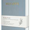 Aesthetic Blank Recipe Book with Waterproof Cover - The Perfect Recipe Notebook to Write in Your Own Recipes - Beautiful Blank Cookbook to Organize Your Recipes