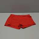 BORIFLORS Women's Sexy Workout Gym Biker Elastic Waist Booty Shorts (Red)
