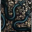SCORPIFY for iPhone 17 Air Case [Compatible with MagSafe] with Matte Black Double Snake Design, Cute Magnetic Phone Cover for Women Girls and Men, Slim Shockproof Bumper with Gold Accents